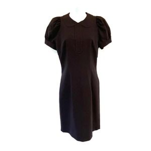 Cottonade Paris black wool dress 38